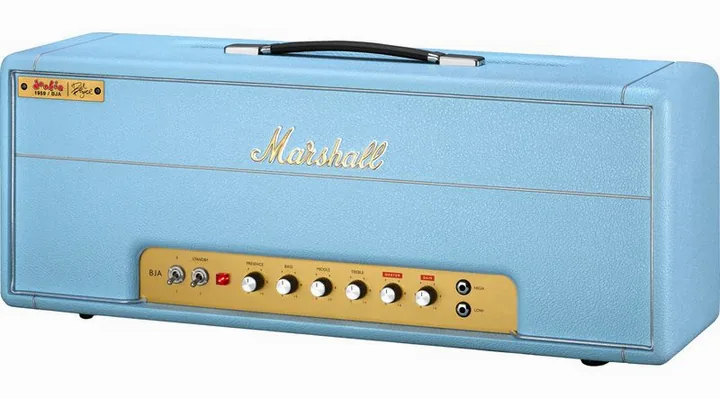 Marshall 1959BJA Billie Joe Armstrong fotografato frontalmente