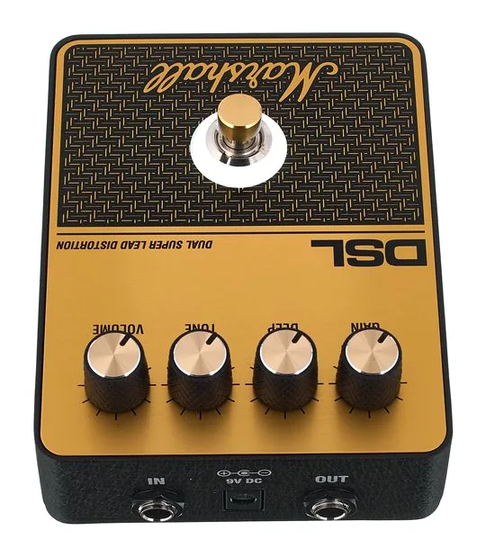 Marshall DSL Distortion, connettori sul retro dell'unita