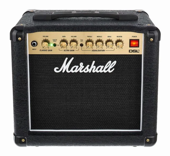 Marshall DSL1CR, retro con le prese di collegamento