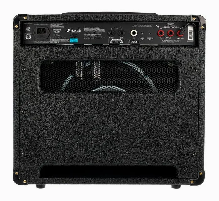 Marshall DSL20CR, logo e finiture del pannello frontale