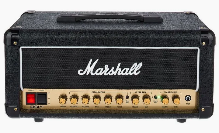 Marshall DSL20HR, angolo del cabinet
