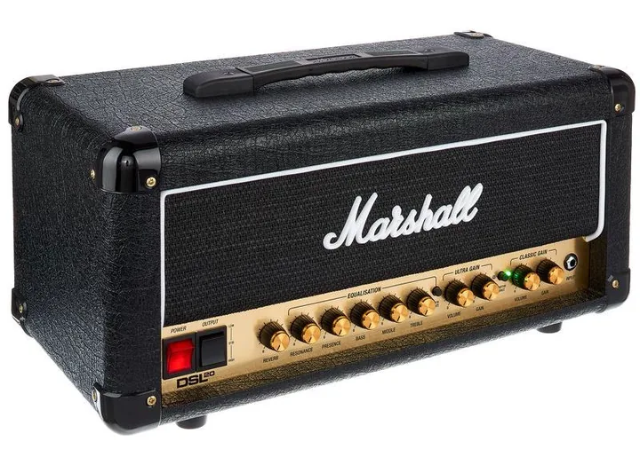 Marshall DSL20HR, manopole e selettore dei canali