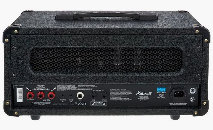 Marshall DSL20HR, vista laterale del cabinet