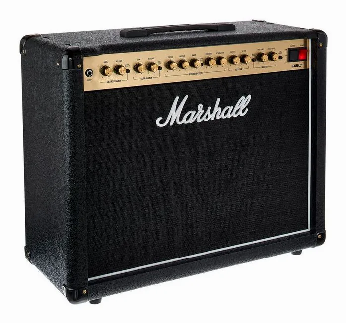 Marshall DSL40CR, pannello dei controlli in primo piano