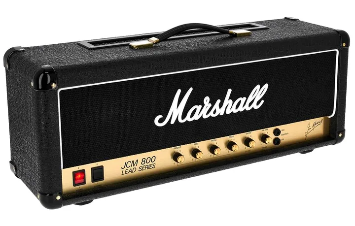 Marshall JCM 800 Reissue 2203, vista dall'alto della testata