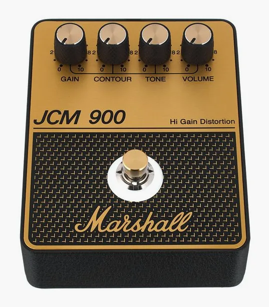 Marshall JCM900 Distortion, footswitch in primo piano