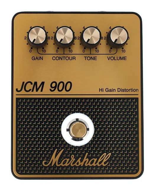 Marshall JCM900 Distortion, footswitch in primo piano