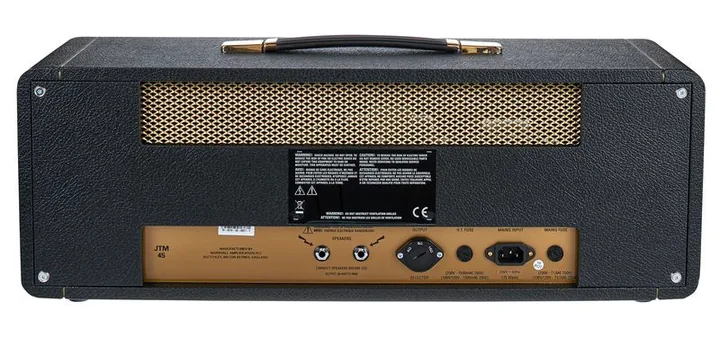 Marshall JTM45/2245, logo e finiture del pannello frontale