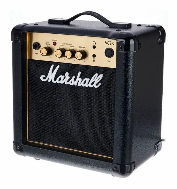 Marshall MG10G, retro con le prese di collegamento