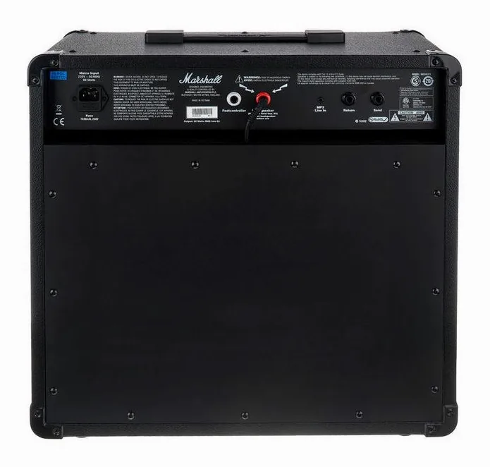 Marshall MG50GFX, vista dall'alto della testata