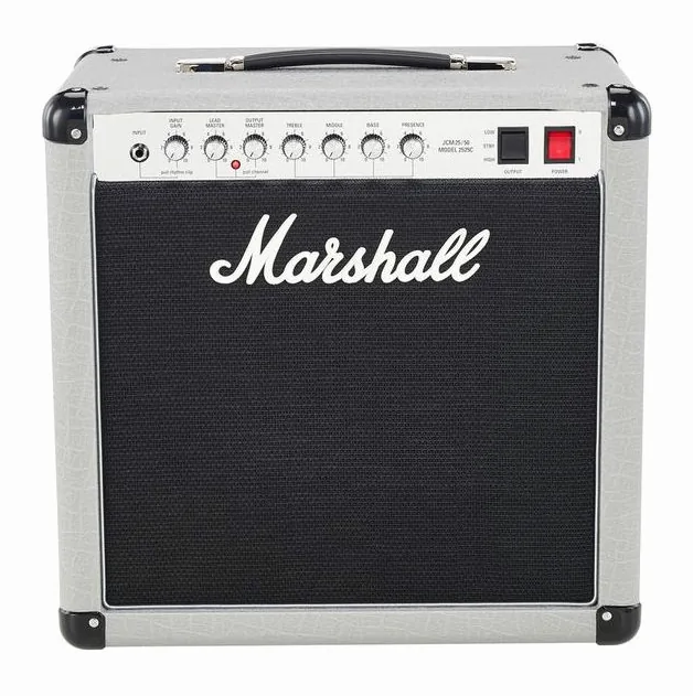 Marshall 2525C Mini Silver Jubilee Co, pannello dei controlli in primo piano
