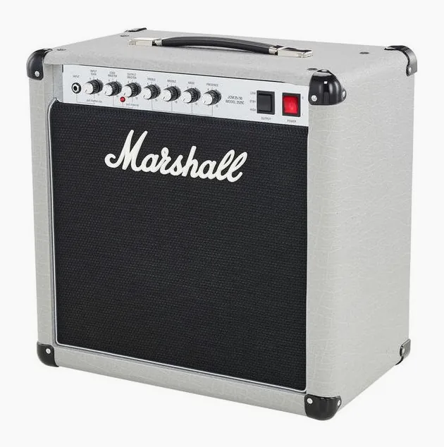 Marshall 2525C Mini Silver Jubilee Co in primo piano frontale