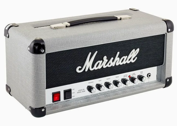 Marshall 2525H Mini Silver Jubilee, logo e finiture del pannello frontale