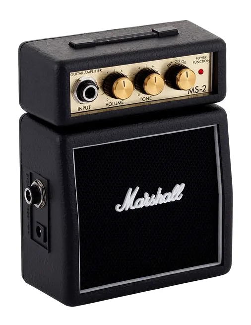 Marshall MS-2, retro con le prese di collegamento