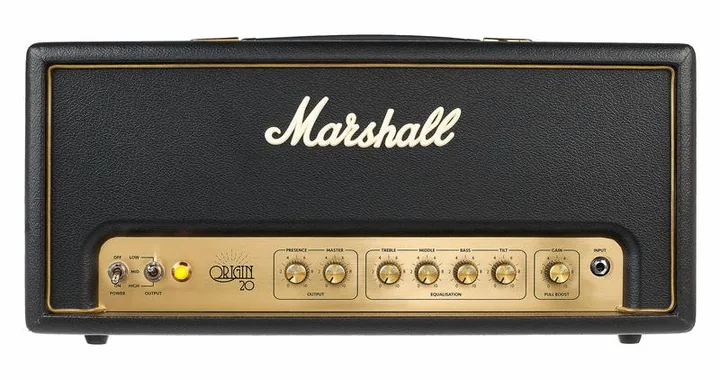 Marshall Origin 20H Head, vista dall'alto della testata