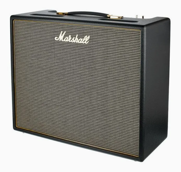 Marshall Origin 50C Combo, retro con le prese di collegamento