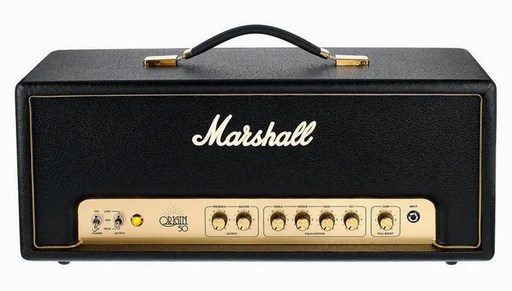 Marshall Origin 50H Head, pannello dei controlli in primo piano