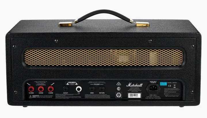Marshall Origin 50H Head, vista laterale del cabinet