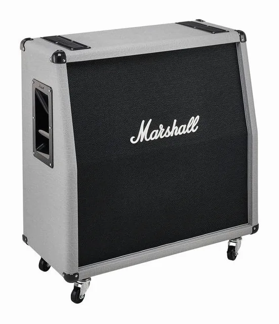 Marshall 2551AV Silver Jubilee, retro con le prese di collegamento