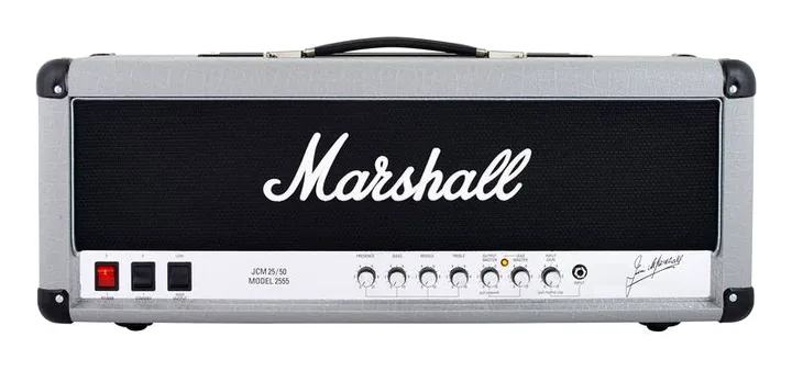 Marshall 2555X Silver Jubilee, retro con le prese di collegamento