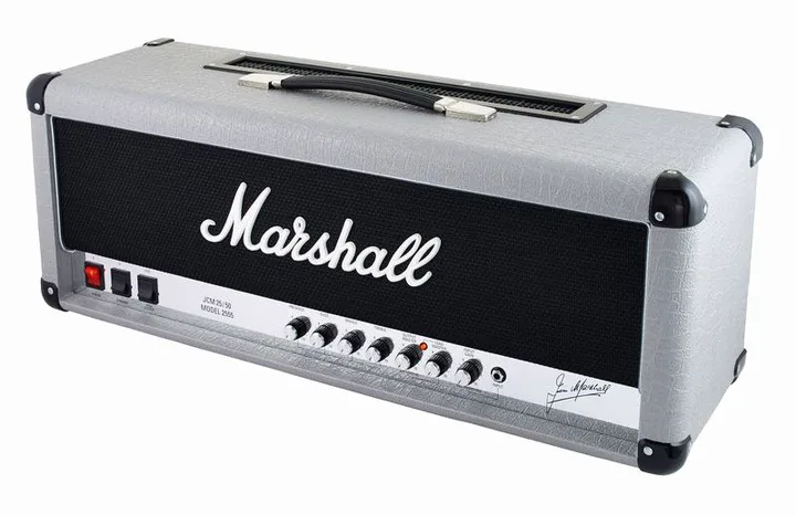 Marshall 2555X Silver Jubilee fotografato frontalmente