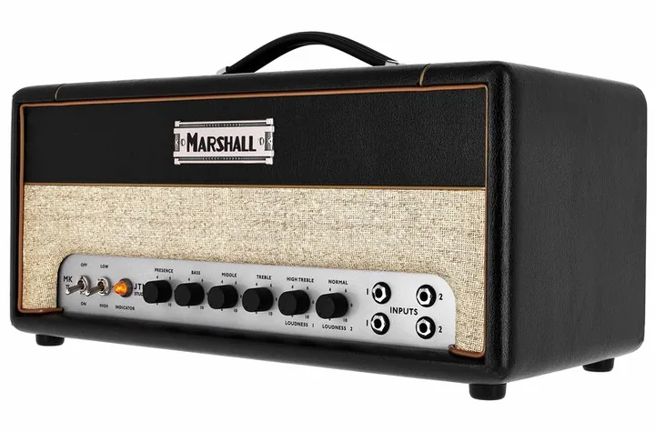 Marshall Studio JTM ST20H Head, pannello dei controlli in primo piano
