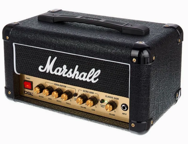 Marshall DSL1HR, pannello dei controlli in primo piano
