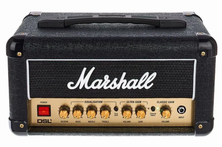 Marshall DSL1HR, logo e finiture del pannello frontale