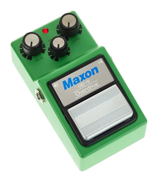 Maxon OD-9 Overdrive, led e interruttore a pedale