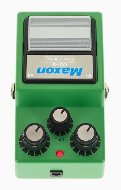 Maxon OD-9 Overdrive, ingressi e uscite laterali