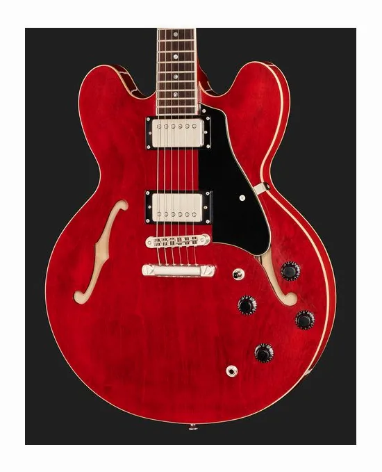 Maybach Capitol 59 Wild Cherry 60s STA, manico e tastiera visti di lato