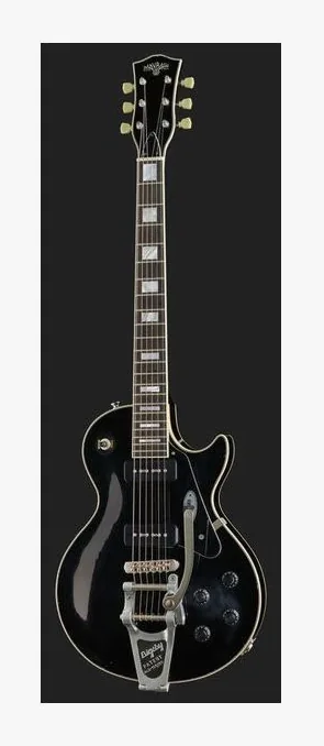 Maybach Lester 54 Custom P90 Bigsby, manico e tastiera visti di lato