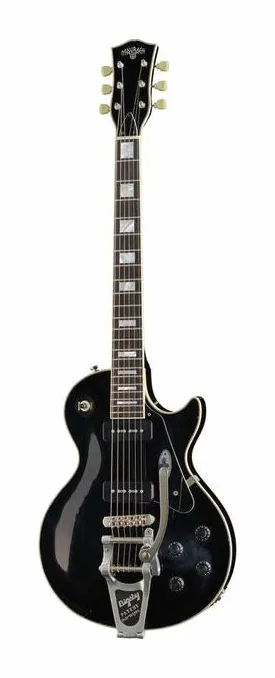 Maybach Lester 54 Custom P90 Bigsby in primo piano frontale