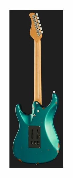 Mayones Guitars Aquila Aged V24 6 MMNG, selettore pickup e jack di uscita