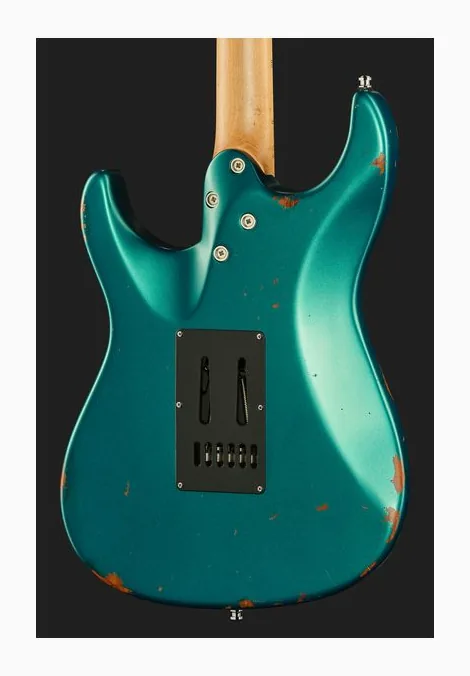 Mayones Guitars Aquila Aged V24 6 MMNG, pickup e manopole dei controlli