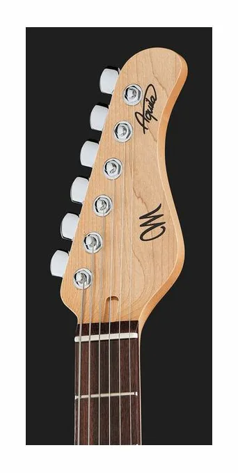 Mayones Guitars Aquila Aged V24 6 MMCG, profilo laterale del corpo