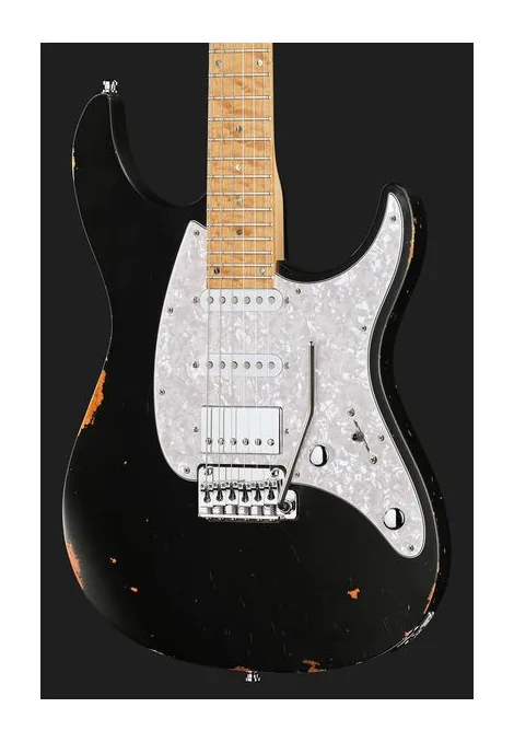 Mayones Guitars Aquila Aged V24 6 MBN, vista posteriore del corpo
