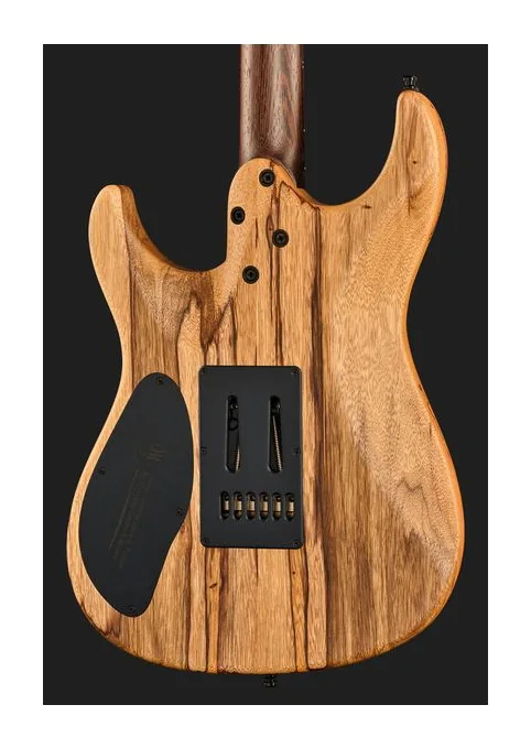 Mayones Guitars Aquila Elite V24 S6 Redwood BB, manico e tastiera visti di lato