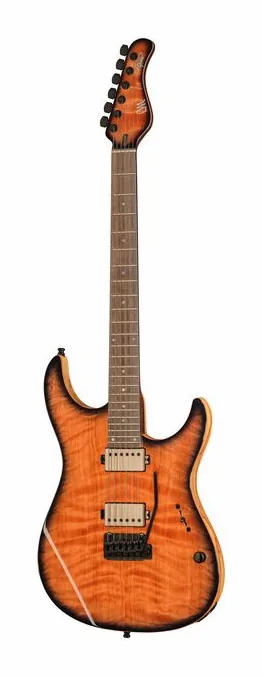 Mayones Guitars Aquila Elite V24 S6 Redwood BB visto di fronte