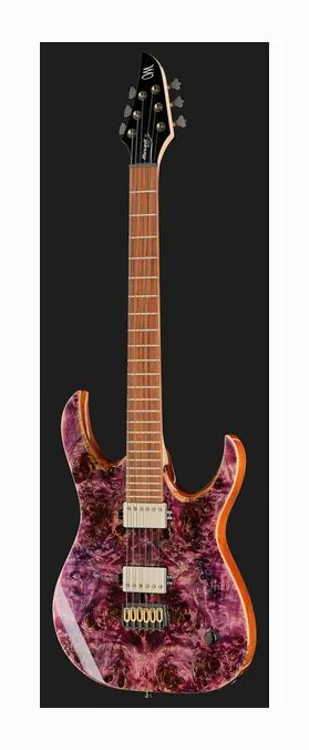 Mayones Guitars Duvell Elite 6 Purple NAMM'26, vista posteriore del corpo