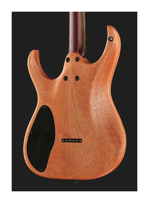 Mayones Guitars Duvell Elite 6 Supernova Red, paletta con meccaniche e logo