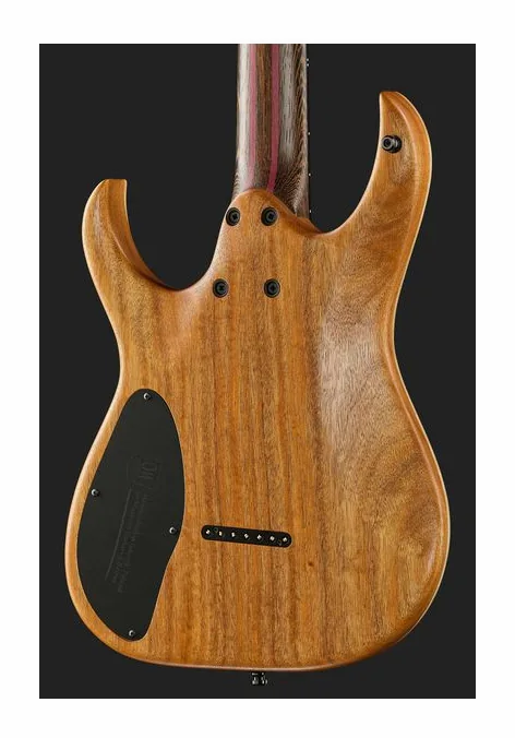 Mayones Guitars Elite 7 B26.5 NFGB, corpo e verniciatura in primo piano