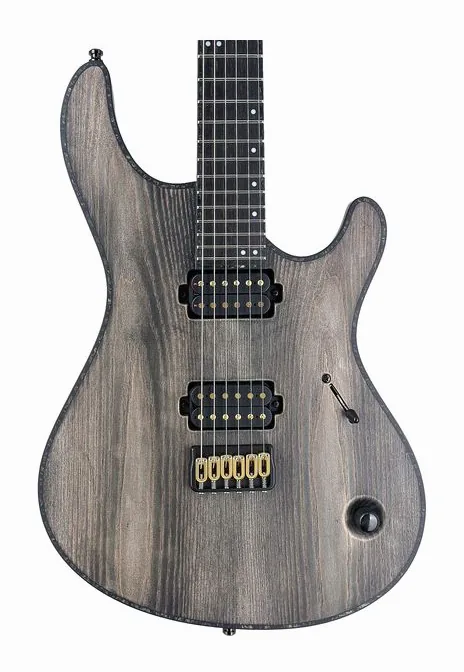 Mayones Guitars Regius 6 Gothic NAMM'26, capotasto e prime posizioni della tastiera
