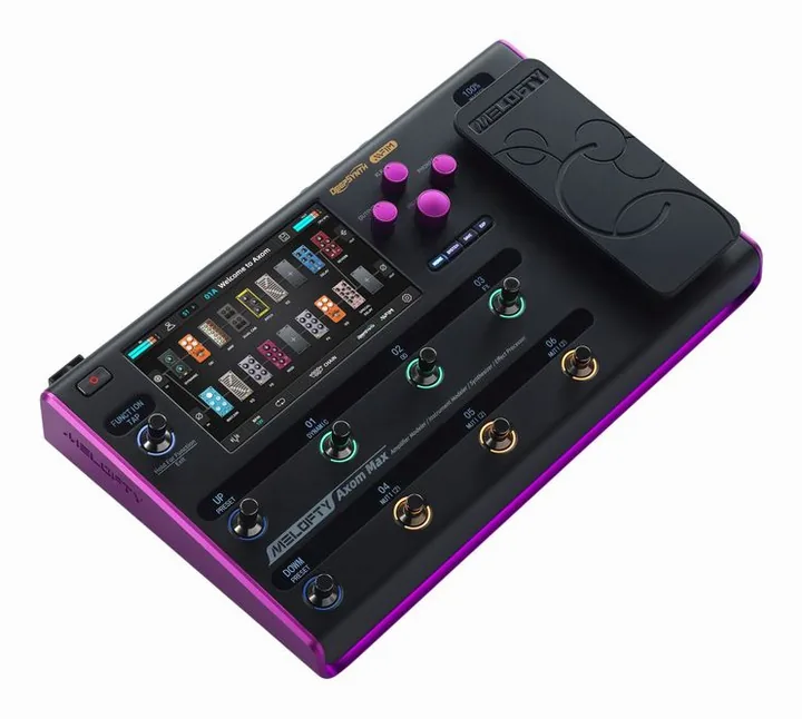 Melofty  Axom Max Audio Processor, manopole viste dall'alto