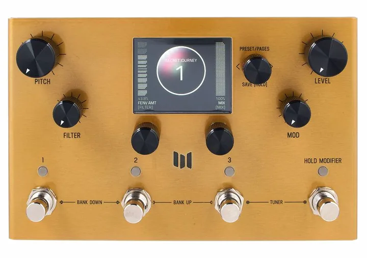 Meris Enzo X, footswitch in primo piano