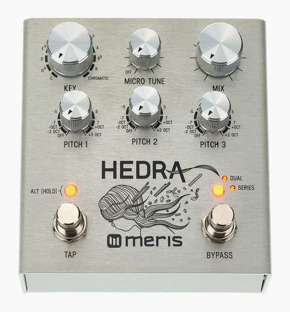 Meris Hedra Pitch-Shifter, connettori sul retro dell'unita