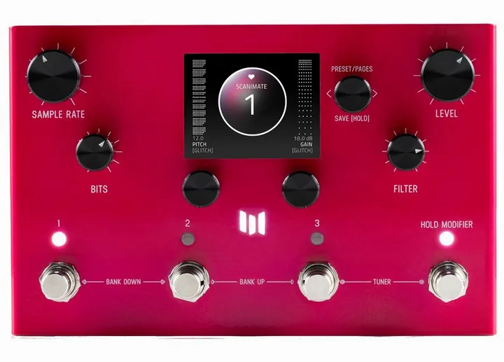 Meris Ottobit X Pink LTD, manopole viste dall'alto