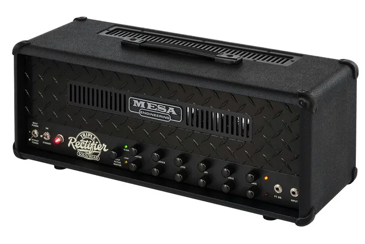 Mesa Boogie 90s Triple Rectifier, vista dall'alto della testata