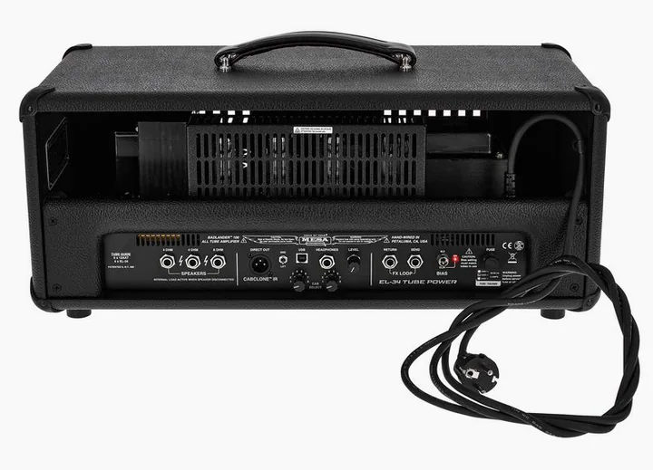 Mesa Boogie Badlander 100 Amp Head, vista laterale del cabinet
