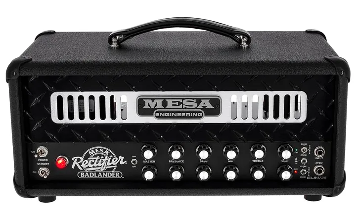 Mesa Boogie Badlander 25 Amp Head, manopole e selettore dei canali
